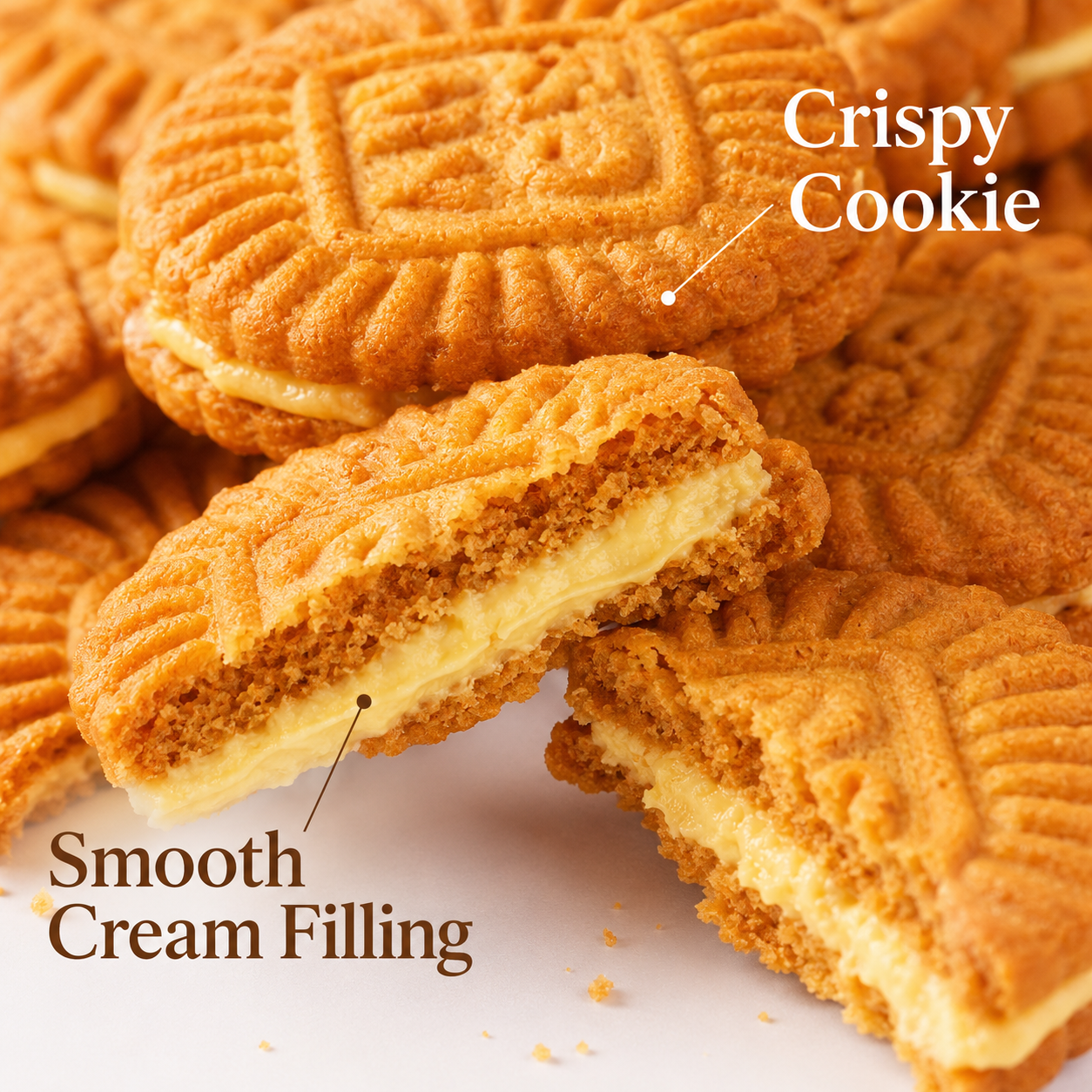 Classic Rich Cream Filled Sandwich Cookies - 7.1 lbs Mega Value Stock-Up Bulk Pack