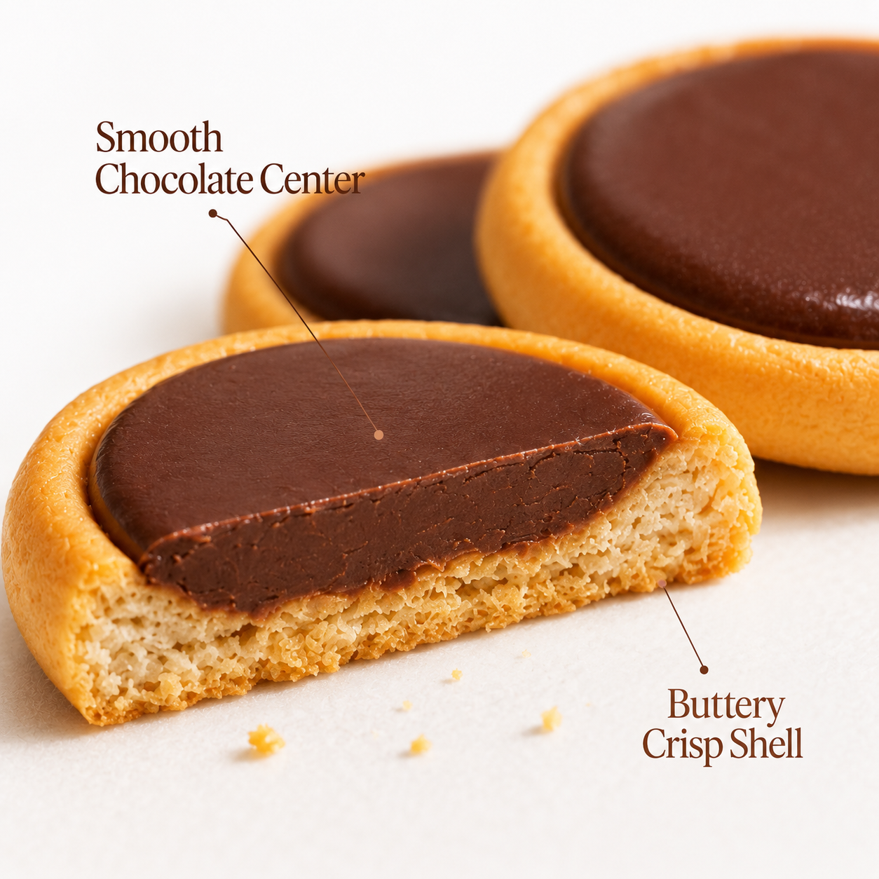 Premium Dark Chocolate Soft-Centered Tarts - 5.29 lbs Value Stock-Up Bulk Pack, 40 Individually Wrapped Pieces
