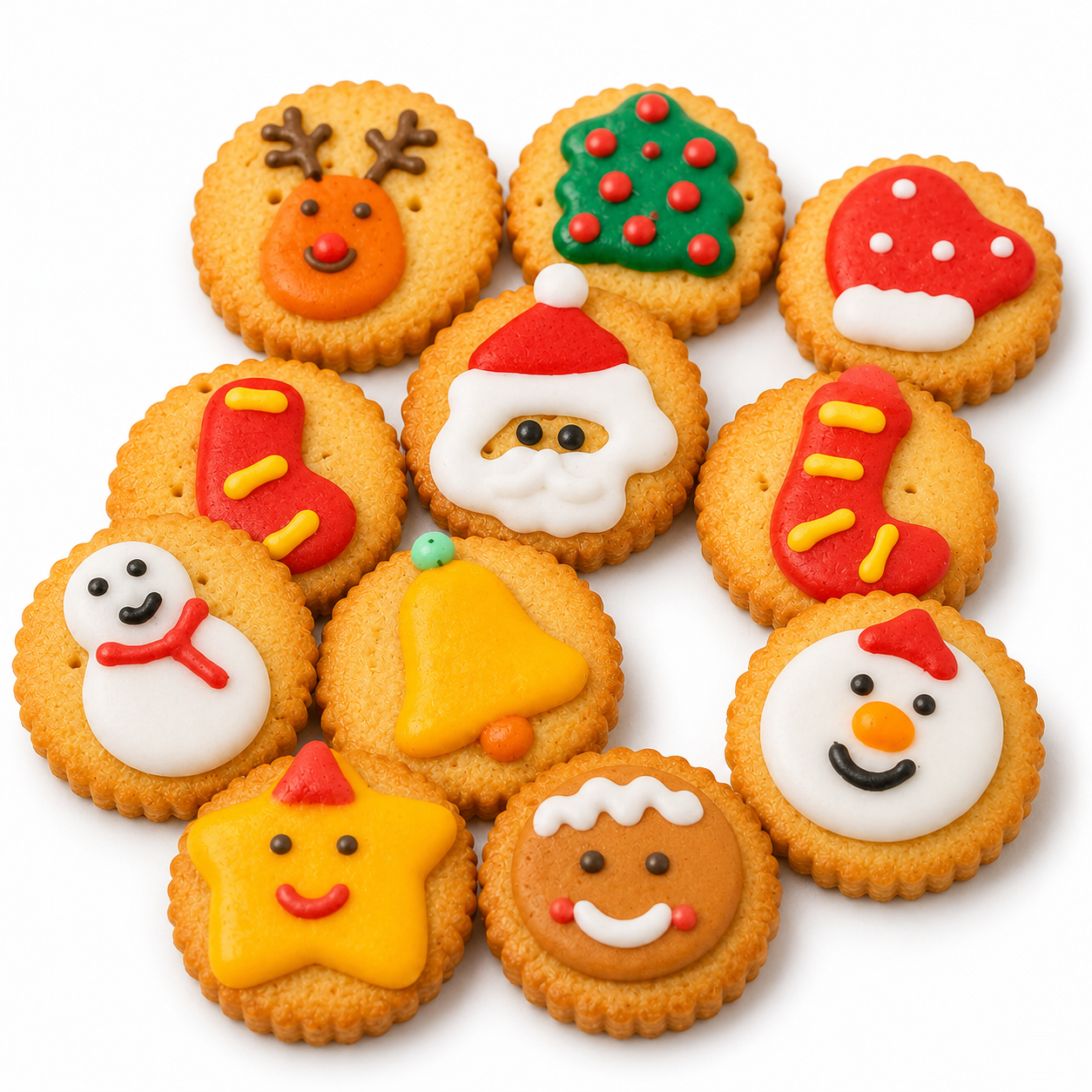 Assorted Cartoon Iced Sugar Cookies - 4.4 lbs Mega Value Stock-Up Bulk Pack, Cute Frosted Party Biscuits