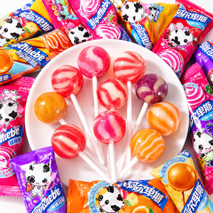 Lollipops Assorted Fruit Flavors, Colorful Swirl Hard Candy, Kids Birthday Party Favors