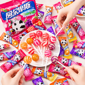 Lollipops Assorted Fruit Flavors, Colorful Swirl Hard Candy, Kids Birthday Party Favors