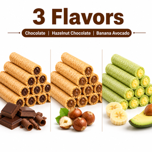 Wafer Roll & Banana Egg Roll Variety Pack
