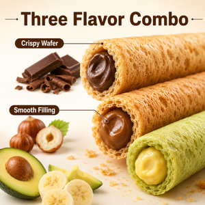 Wafer Roll & Banana Egg Roll Variety Pack