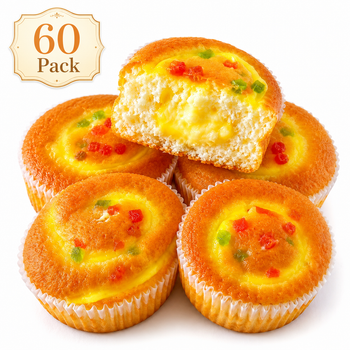 Soft-Baked Mixed Fruit Bits Lava Cakes - 8.8 lbs Mega Stock-Up Bulk Pack, 60 Individually Wrapped Packs