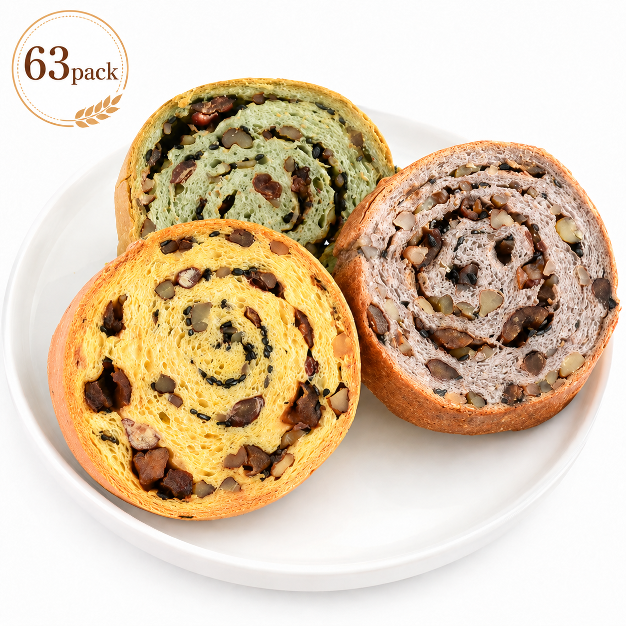 Savory Pork Floss & Chewy Mochi Puff Pastry Cakes - 6.0 lbs Mega Value Stock-Up Bulk Pack