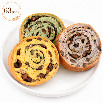 Savory Pork Floss & Chewy Mochi Puff Pastry Cakes - 6.0 lbs Mega Value Stock-Up Bulk Pack