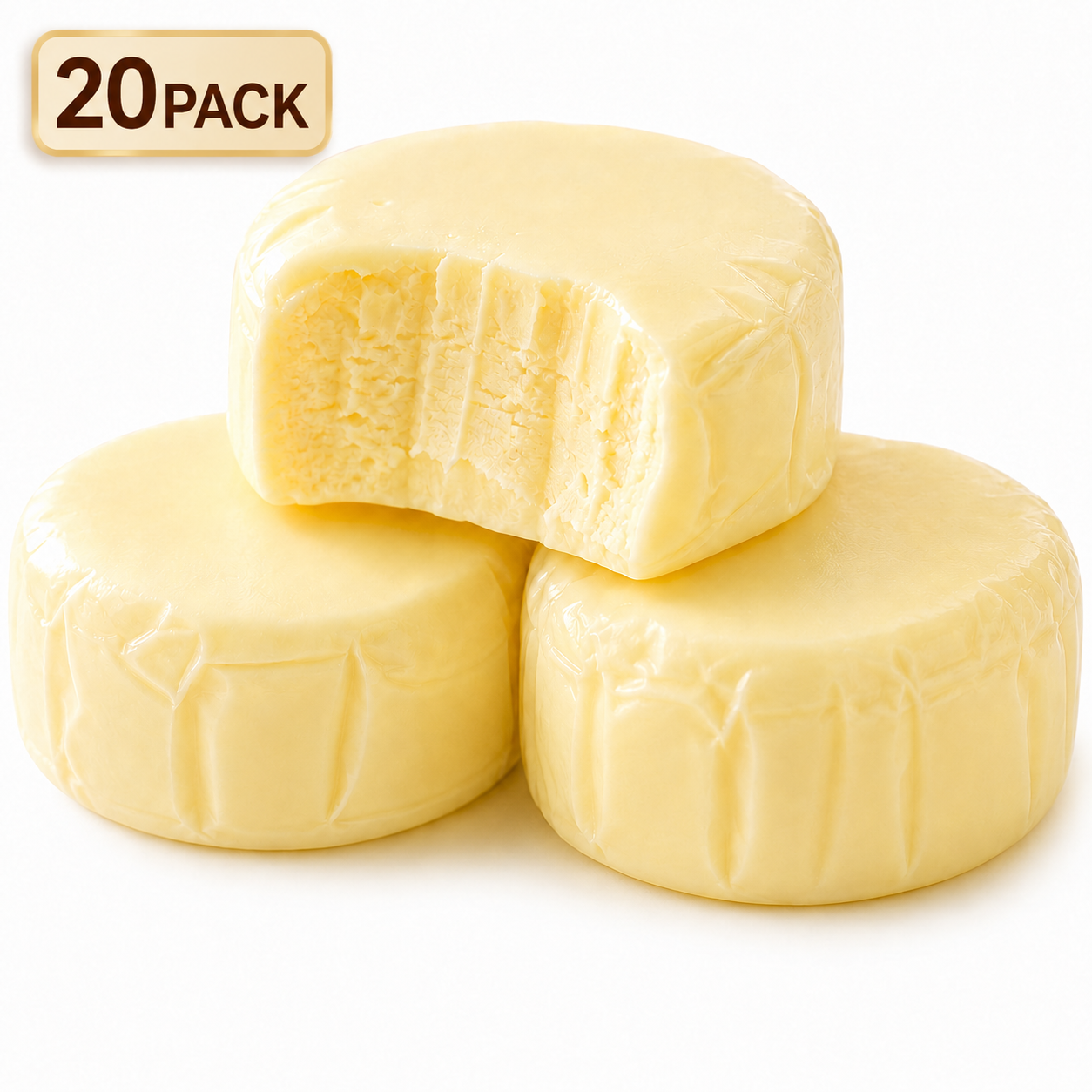 Soft-Baked Japanese Style Rich Cheese Cakes - 4.4 lbs Mega Stock-Up Bulk Pack, 20 Individually Wrapped Pieces