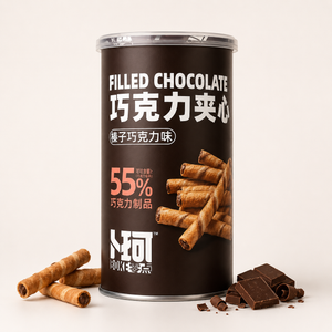 Chocolate Sandwich Rolls,Chocolate Flavor and Hazelnut Chocolate Flavor,3.57oz