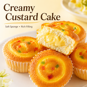 Super Soft Cake, Incredibly Cloud-Like Soft Cake Layers,Fruit granules added, Rich Taste,1.1lb