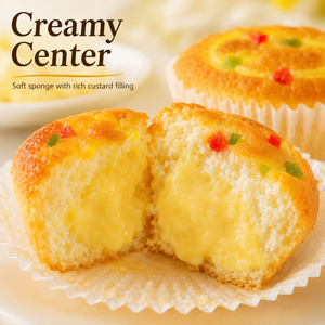 Super Soft Cake, Incredibly Cloud-Like Soft Cake Layers,Fruit granules added, Rich Taste,1.1lb