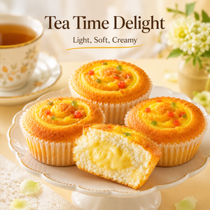 Super Soft Cake, Incredibly Cloud-Like Soft Cake Layers,Fruit granules added, Rich Taste,1.1lb
