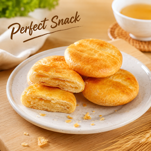 Traditional Chinese Wife Cake Flaky Sweetheart Pastry, Soft Chewy Sweet Winter Melon Fillings,,11.4oz
