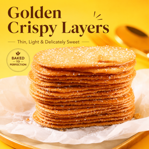 Coconut Milk Thin Crispy Cookies – Light & Airy, Subtly Sweet, Non-GMO,Vegan Snack,9.88oz