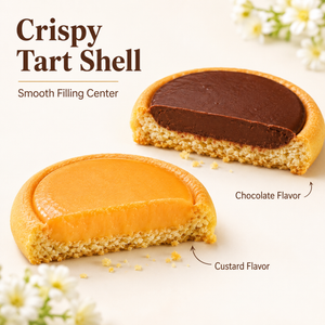 Soft Tart Cookies-Creamy Cheese Center&Dark Chocolate Center, Buttery & Crumbly,2.15oz