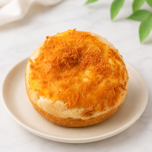 Pork Floss Bread Bun – Soft Sweet Bun Topped with Savory Shredded Pork, Bakery Classic