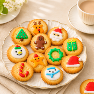 Piped Butter Cookies – Delicate Floral Design, Rich & Crumbly, Shortbread Style