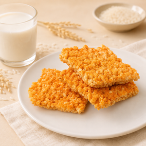 Glutinous Rice Crunch Crackers – Seafood & Crab Roe Flavors, 9.88 oz