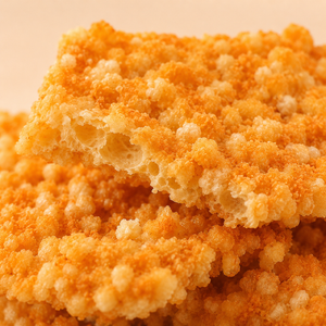 Glutinous Rice Crunch Crackers – Seafood & Crab Roe Flavors, 9.88 oz