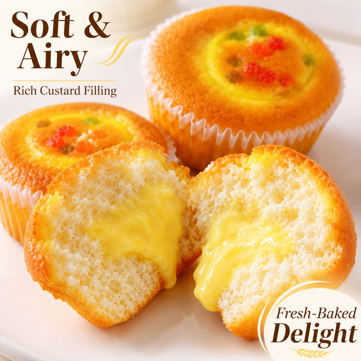 Soft-Baked Mixed Fruit Bits Lava Cakes - 8.8 lbs Mega Stock-Up Bulk Pack, 60 Individually Wrapped Packs