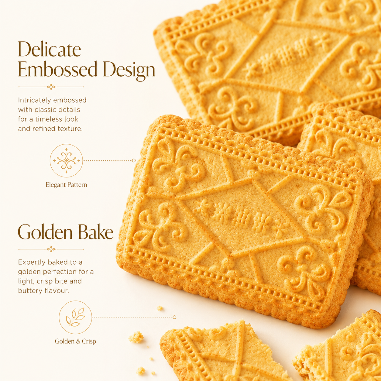 Classic Rich Butter Biscuits - 7.6 lbs Mega Value Stock-Up Bulk Pack