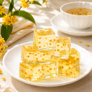 Osmanthus Soft Cake,Infused with Fragrant Osmanthus Flowers, Delicately Soft & Chewy, 9.72oz