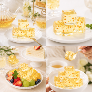 Osmanthus Soft Cake,Infused with Fragrant Osmanthus Flowers, Delicately Soft & Chewy, 9.72oz