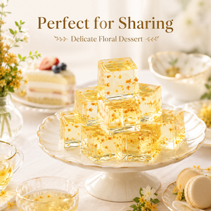 Osmanthus Soft Cake,Infused with Fragrant Osmanthus Flowers, Delicately Soft & Chewy, 9.72oz