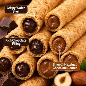 Chocolate Sandwich Rolls,Chocolate Flavor and Hazelnut Chocolate Flavor,3.57oz