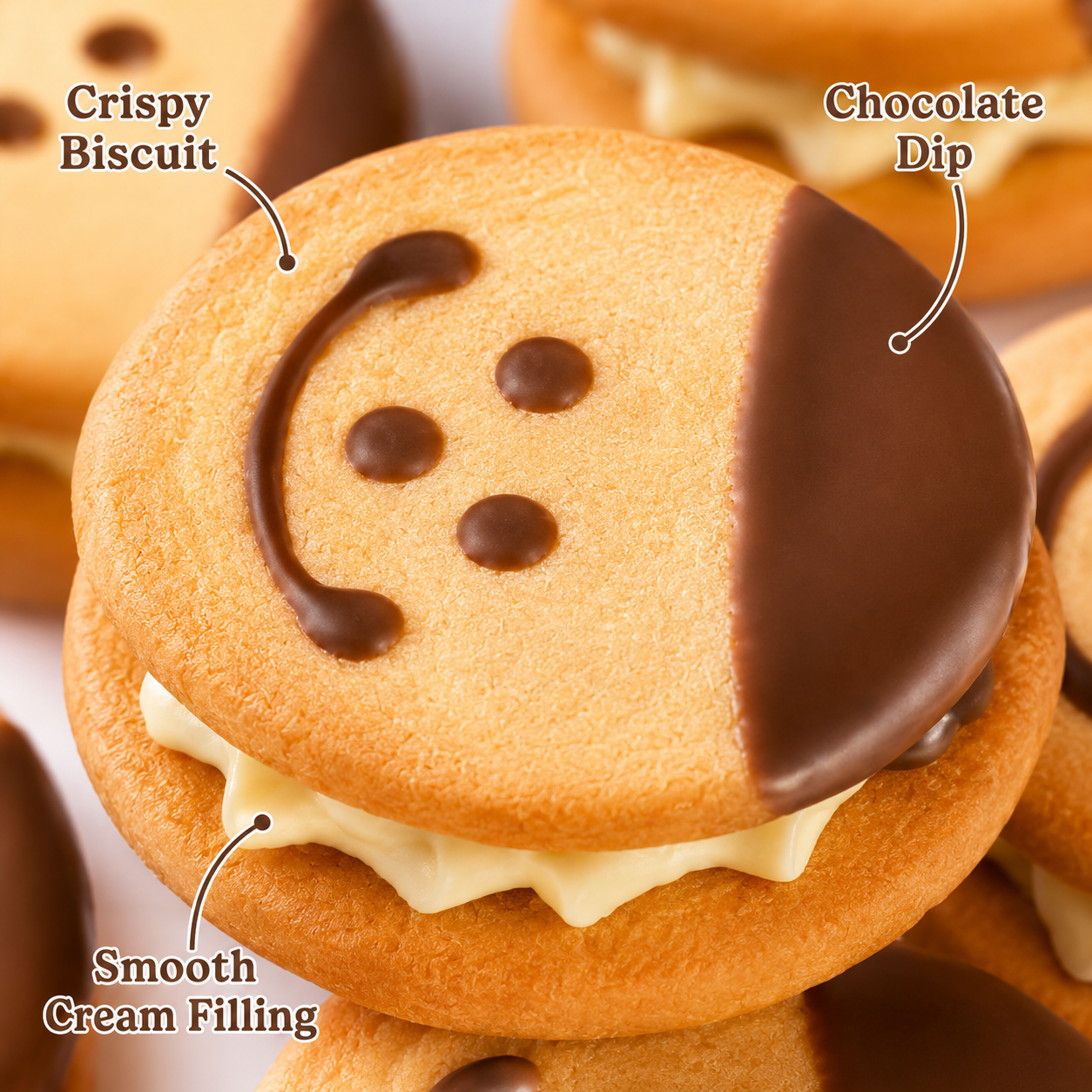 Cream Filled Cake,Chocolate Flavor,Super Moist & Velvety Mini Cakes with Rich Cocoa,15.74oz
