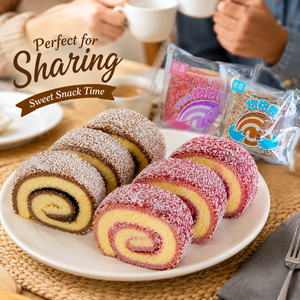 Hug Roll Cake,Adorable Roll Cakes,A Sweet, Comforting Treat Perfect for Sharing Joy,1.01lb