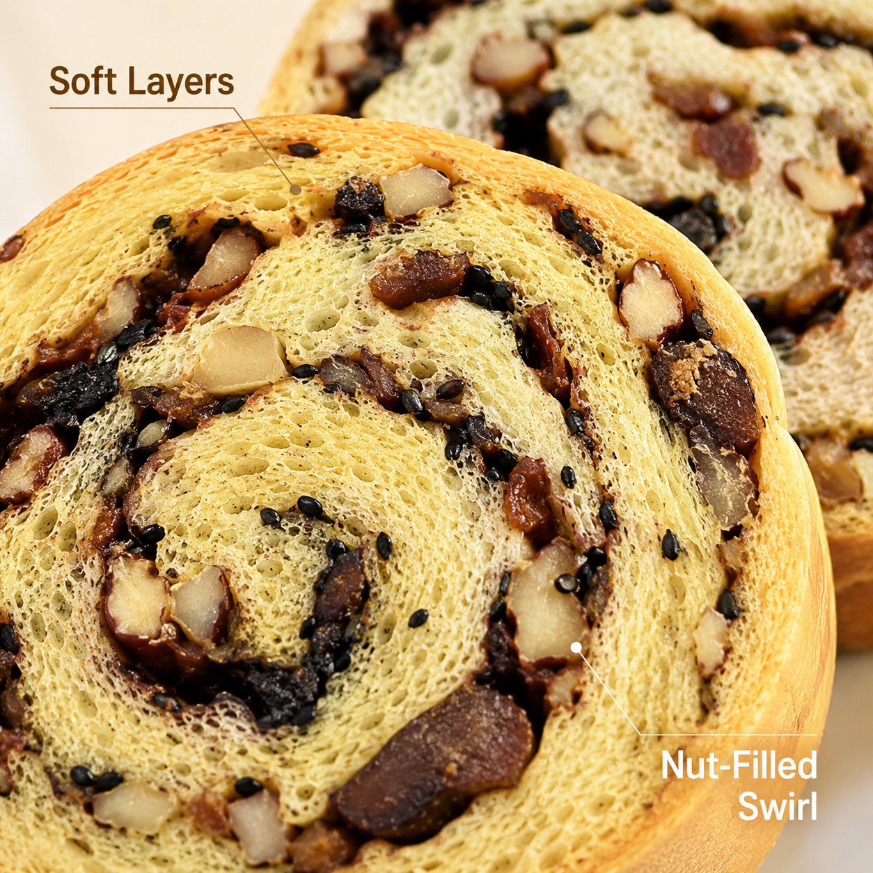 Savory Pork Floss & Chewy Mochi Puff Pastry Cakes - 6.0 lbs Mega Value Stock-Up Bulk Pack
