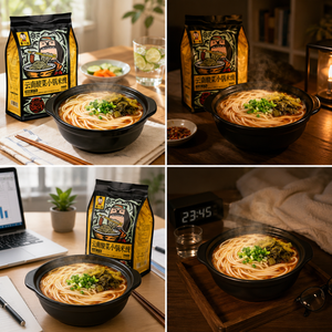 Sour Cabbage Noodle  – Tangy & Spicy, Chewy Rice Noodles,Small Pot Noodles