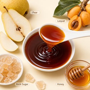1.36LB/1boxed(Includes 20 packages) [Huatuo] Bird's Nest Autumn Pear Syrup,Party Snacks