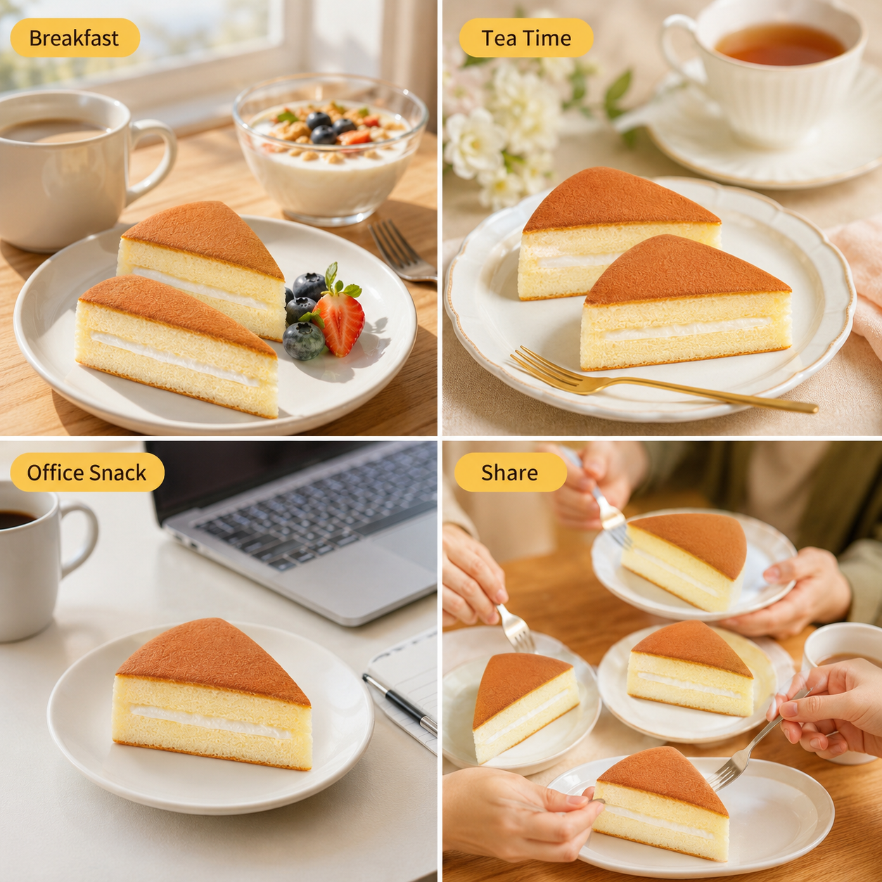Soft-Baked Tiramisu Flavor Triangle Layer Cakes - 4.7 lbs Mega Stock-Up Bulk Pack, 80 Individually Wrapped Pieces