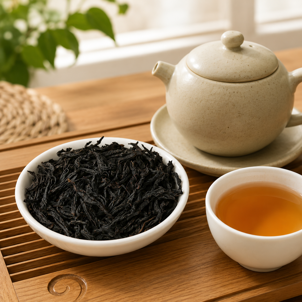 Premium Lapsang Souchong Wuyi Black Tea,  Floral-Honey Aroma Traditional Kung Fu Tea