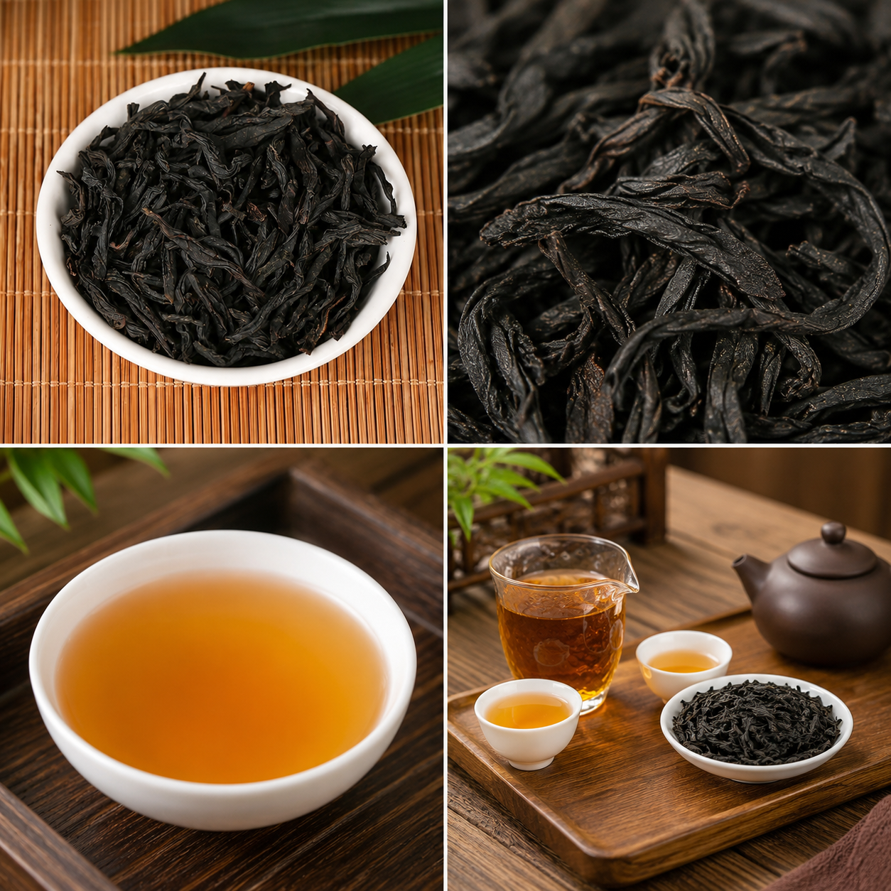 Premium Lapsang Souchong Wuyi Black Tea,  Floral-Honey Aroma Traditional Kung Fu Tea