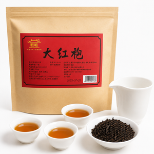 Premium Da Hong Pao Wuyi Rock Oolong Tea, Big Red Robe Charcoal Roasted Loose Leaf Chinese Tea