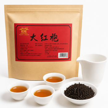 Premium Da Hong Pao Wuyi Rock Oolong Tea, Big Red Robe Charcoal Roasted Loose Leaf Chinese Tea