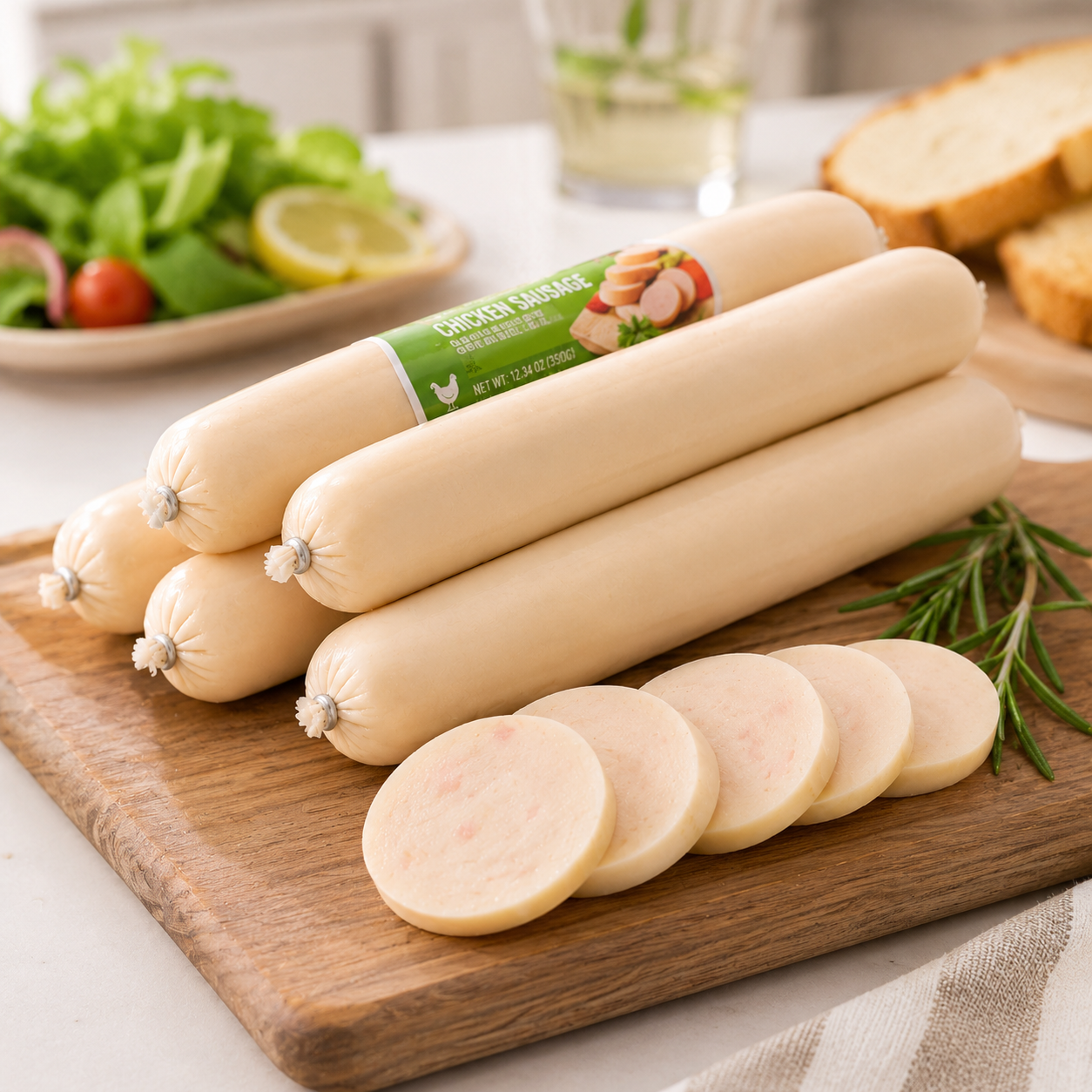 Premium Poultry Sausages - 5.2 lbs Mega Stock-Up Bulk Pack, 18 Individually Wrapped Links