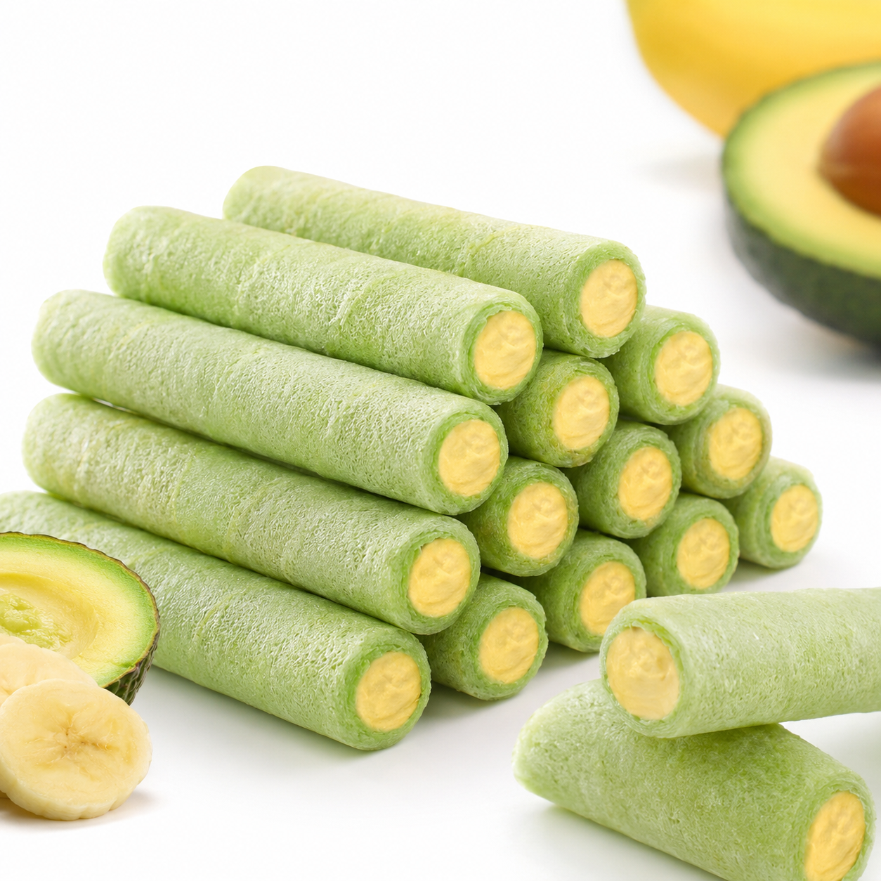 Crispy Avocado Banana Egg Rolls Variety Pack - 5.7 lbs Mega Stock-Up Bundle, 84 Individually Wrapped Packs