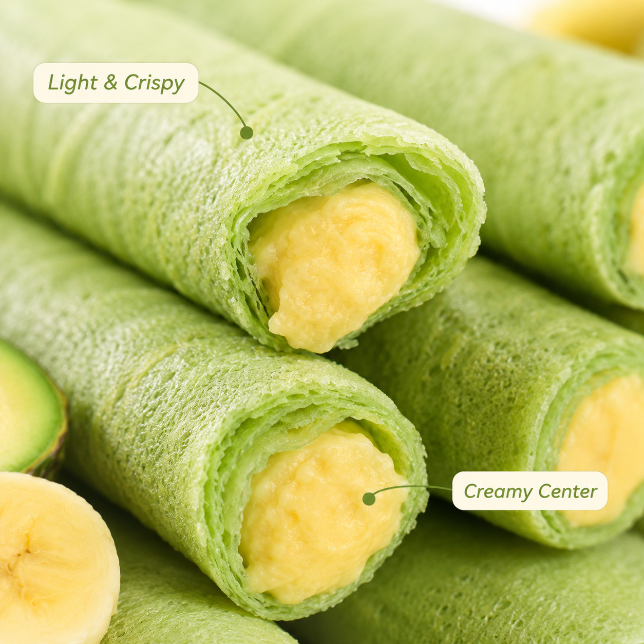 Crispy Avocado Banana Egg Rolls Variety Pack - 5.7 lbs Mega Stock-Up Bundle, 84 Individually Wrapped Packs