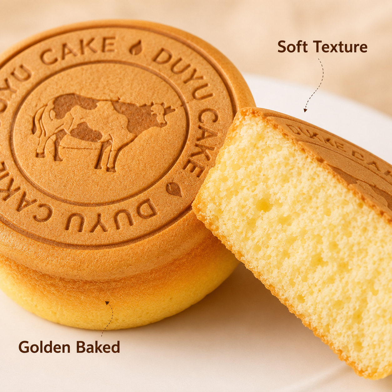 Rich Milk Custard Filled Cream Cakes - 5.3 lbs Mega Stock-Up Bulk Pack, Fluffy Soft Sponge Pastries, 36 Packs