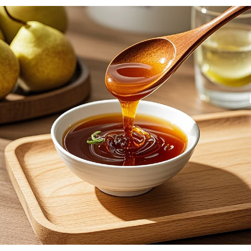 1.36LB/1boxed(Includes 20 packages) [Huatuo] Bird's Nest Autumn Pear Syrup,Party Snacks