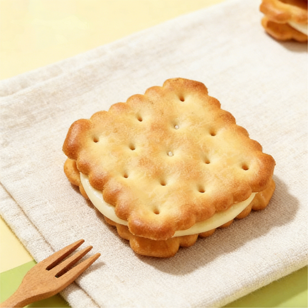 [Yongdeli] Lemon Flavor Sandwich Cookies,Crispy Biscuits with Zesty Lemon Cream Filling, Irresistibly Tangy & Sweet, Perfect for Tea Time, Gifts, or a Refreshing Treat