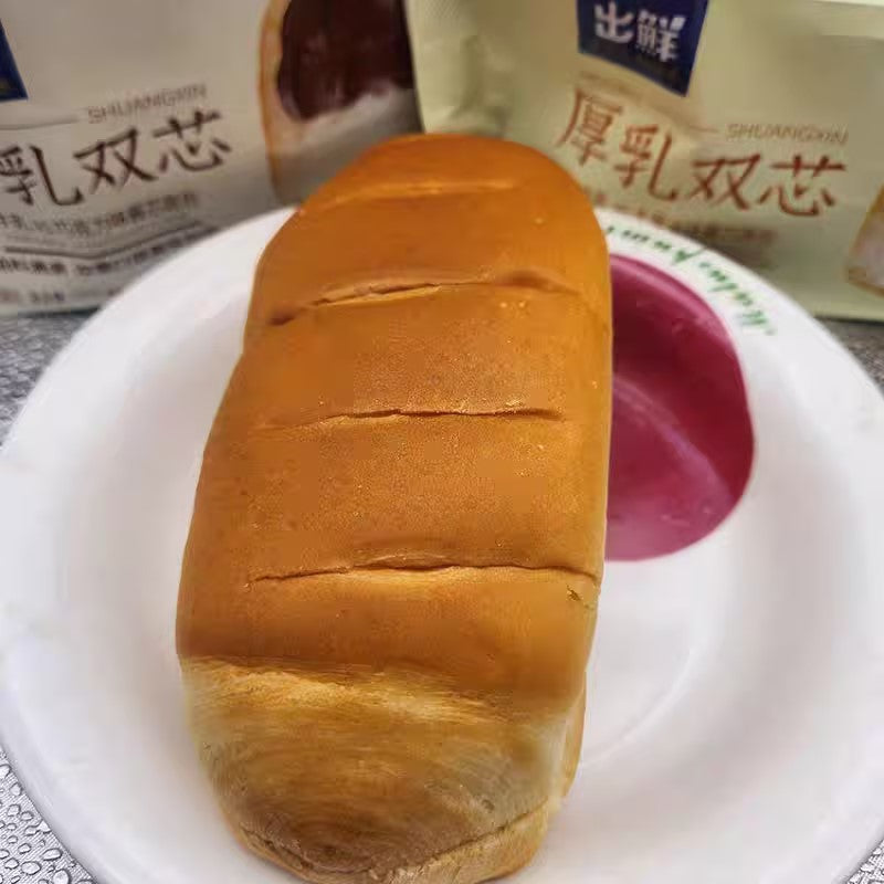 11.99oz/1boxed(Includes 3 packages)[Chuxian] Thick Milk Double Core Bread