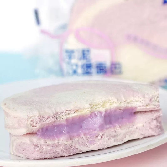 12.46oz/1bag (Includes 4 packages) Taro Hamburger Bread