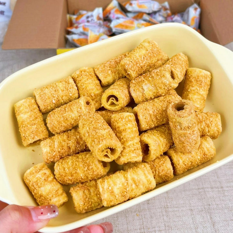 7.95oz/1bag Coconut Yellow Crispy Rolls