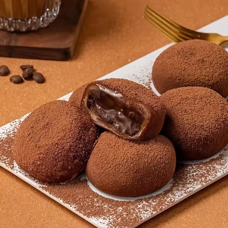 Dubai Style Chocolate Fudge，Shengqiao Explosive Filling Chocolate，Black Truffle Flavored Dessert Snacks，You'll fall in love with it after just one bite，Can't stop at all，Multiple individual small packages