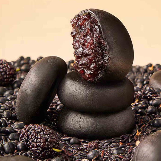 11.61oz/1 bag(Includes 12 packages) Five Black Mulberry Purple Rice Cake