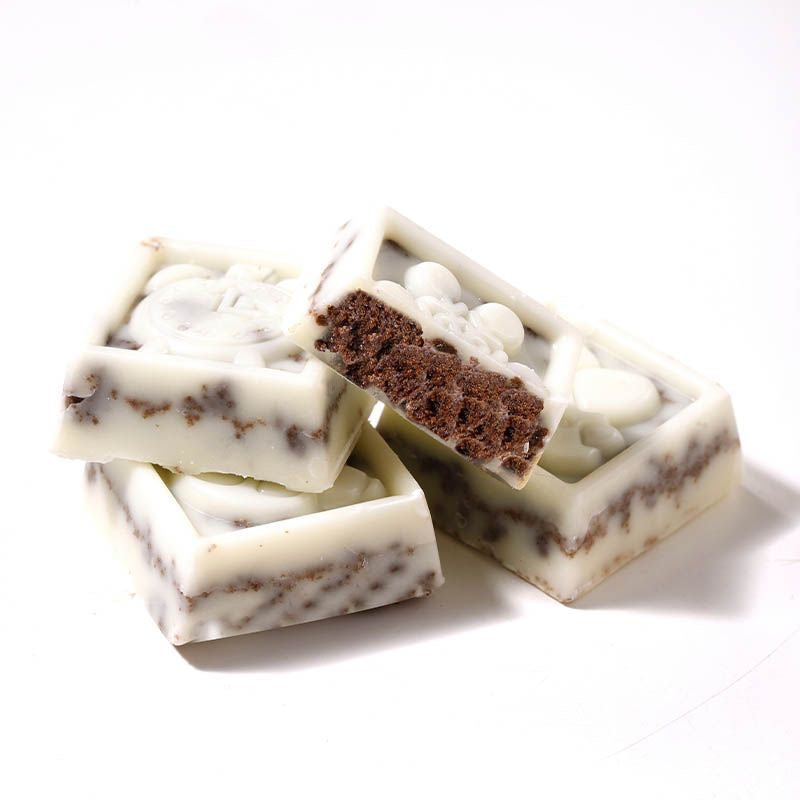 8.17oz/1boxed [Qiaoyuan] Chocolate,Blueberry Flavor、White Chocolate、Cookie Caramel Flavor、Cookie Matcha Flavor，Four flavors